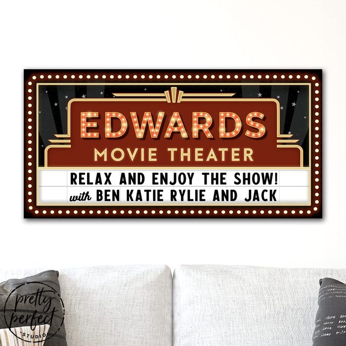 Gifts for Movie Lovers - Theater Marquee