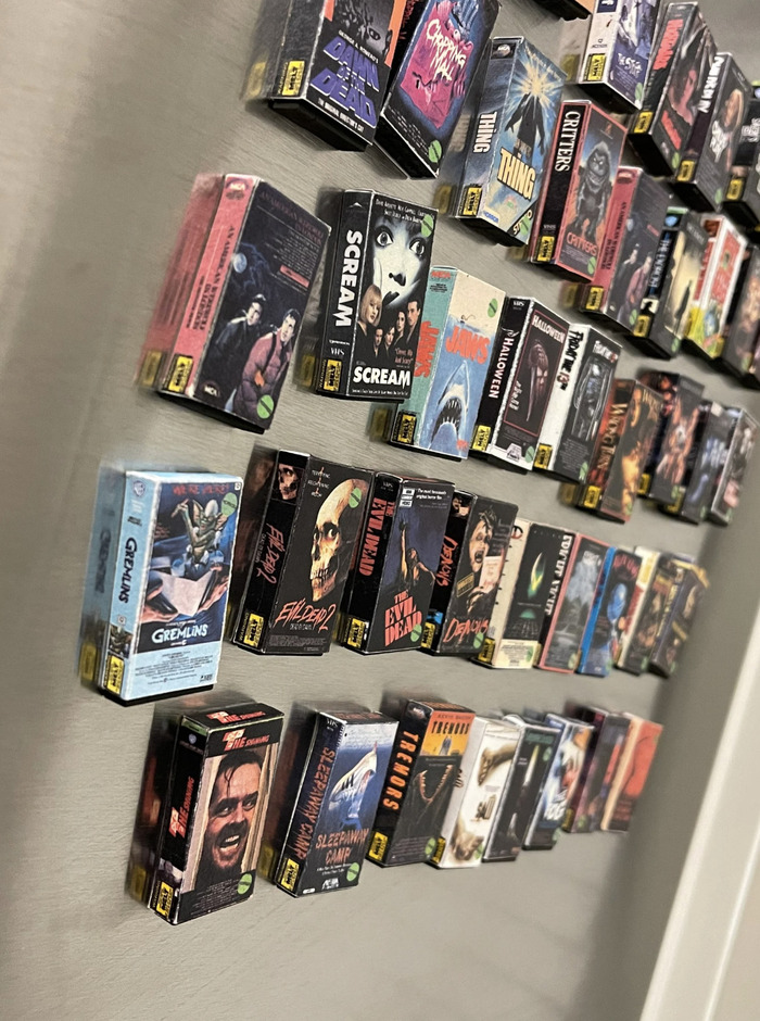 Gifts for Movie Lovers - Mini VHS Magnets